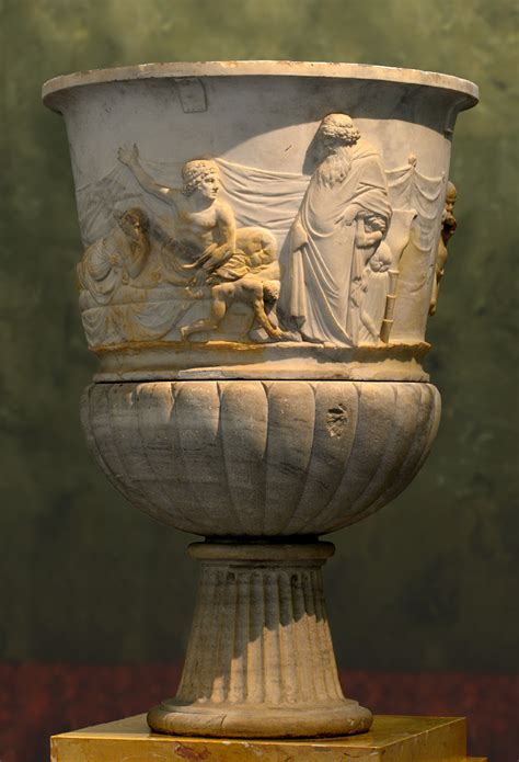 Decorative Vase “dionysus And His Companions” Saint Petersburg State