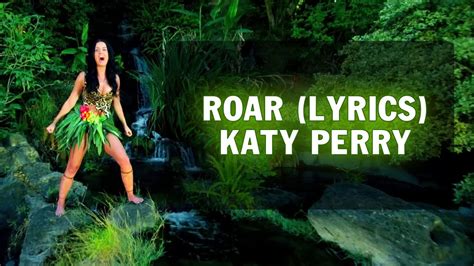 Roar Katy Perry Lyrics Youtube