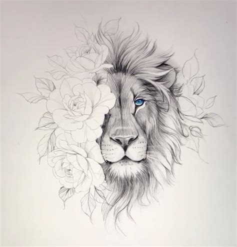 Pin By Katrin On Lion Colorful Lion Tattoo Leo Lion Tattoos Lion