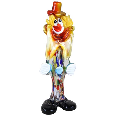 Murano Glass Clown Italy 1950s At 1stdibs