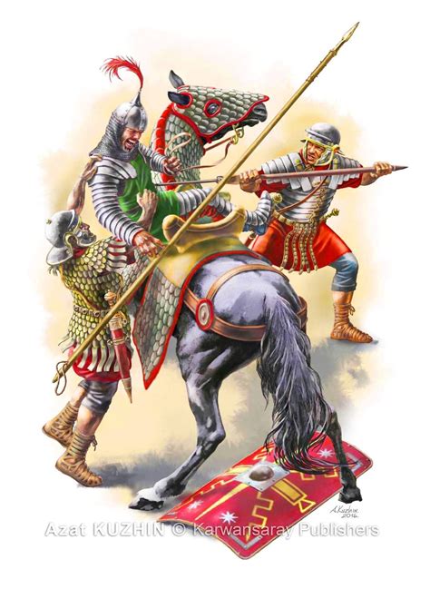 Battle Of The Parthian Cataphract With The Roman Legions Римские
