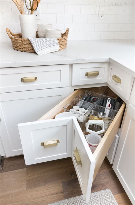 10 kitchens that solve the awkward corner conundrum corner. Kitchen Cabinet Storage & Organization Ideas! | Driven by ...