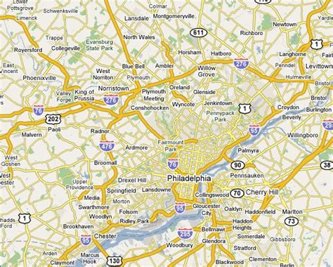 Map Of Philadelphia Free Printable Maps