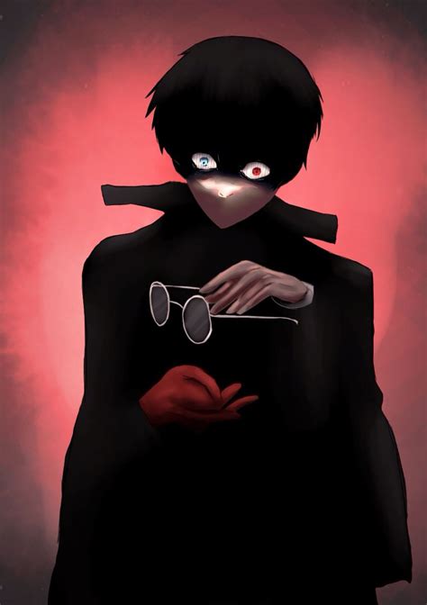 Black Reaper Kaneki Glasses Shoutyy Zerochan Anime Image Board