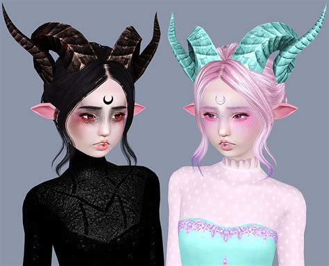 Sims 4 Demon Horns Cc