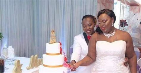 Viral Photos Of 2 Ghanaian Lesbian Who Got Married To Each Other In Holland Exlink Lodge