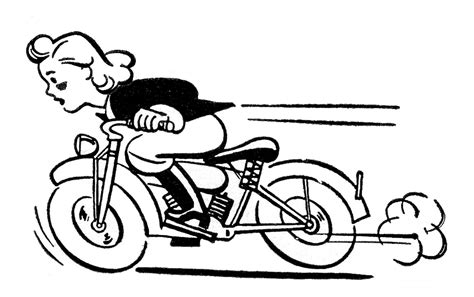 Motorcycle Rider Drawing Free Download On Clipartmag