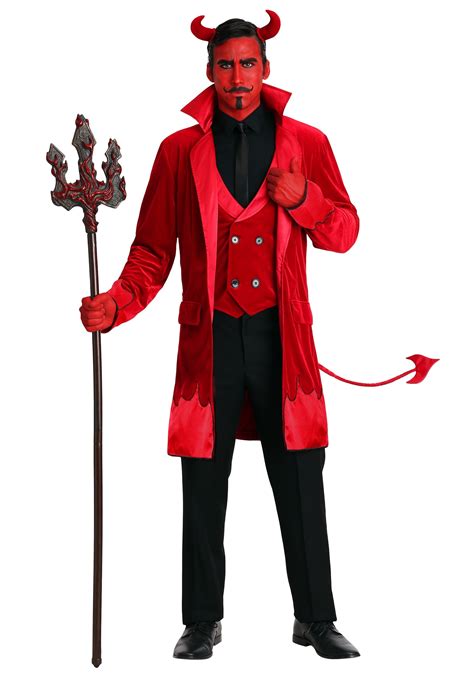 Free Shipping And Free Returns Halloween Adult Men Costume Cosplay Demon Devil Men Costume Game