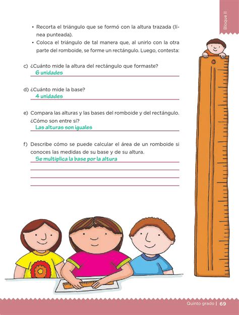 Cómo resolver la página 39 libro español 4 grado. El romboide - Bloque II - Lección 31 ~ Apoyo Primaria