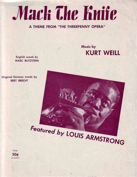 Mack The Knife Kurt Weill Books