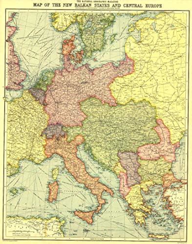 National Geographic New Balkan States And Central Europe