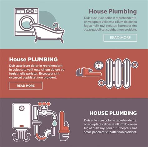 Vector Illustration Concept Page Plumber Service Vector Premium Download