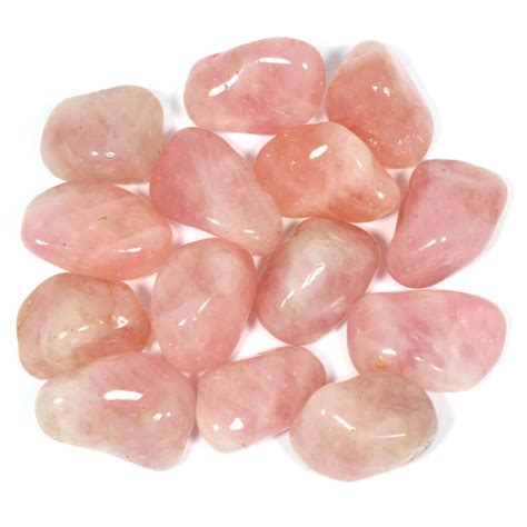 Rose Quartz Polished Tumblestone Healing Crystals The Psychic Tree Us