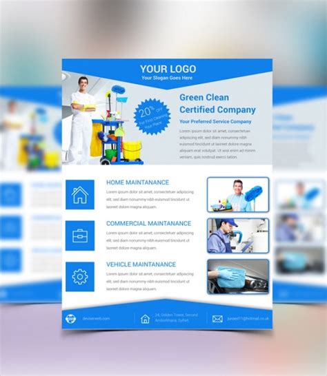Free 26 Cleaning Service Flyer Designs In Psd Vector Eps Indesign