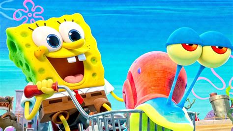 Protect Spongebob And Gary Clip The Spongebob Movie Sponge On The Run