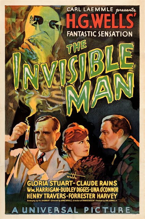 Grosz Karoly The Invisible Man Film Poster Invisible Man