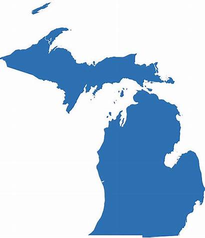Michigan Clip Map Illustrations Similar
