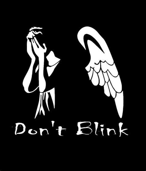 Dr Who Weeping Angel Dont Blink Decal Sticker Custom Sticker Shop