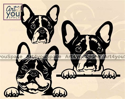 French Bulldog Svg Dog Svg File For Cricut Download Frenchie Etsy