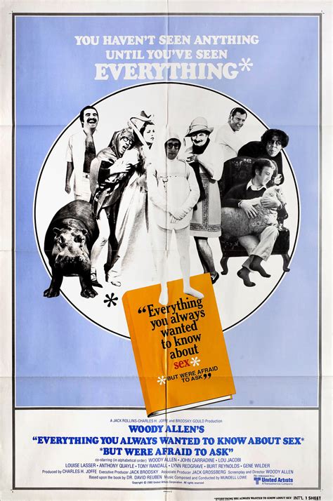 Everything You Always Wanted To Know About Sex Original 1972 Us One Sheet Movie Poster
