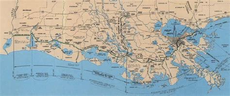 Map Of South Louisiana Waterways