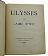 Ulysses | James Joyce | First Edition
