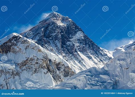 Snowy Mountains Of The Himalayas Stock Photo Image Of Expedition