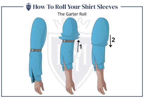 How To Roll Up Shirt Sleeves 5 Sleeve Folding Methods Style Unique