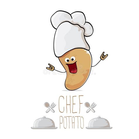 Cute Potato Chef Cartoon Character Stock Illustrations 622 Cute