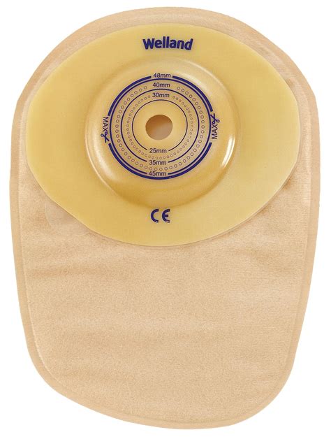 Flair Active Convex Closed Colostomy Bag Welland Medical