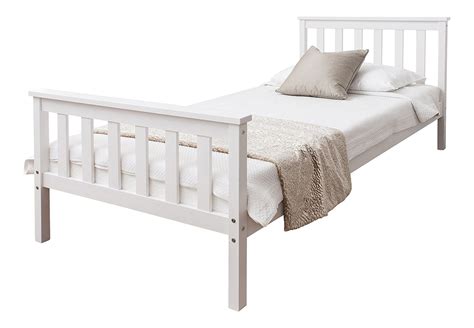White Wood Single Bed Frame From China Manufacturer Kindercasa
