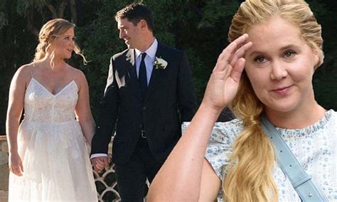 amy schumer reveals a very adult part of her wedding vows daily mail online