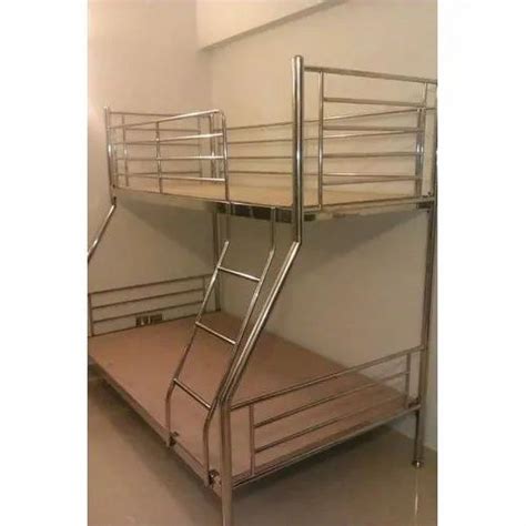 304 Stainless Steel Bunk Bed Size 6 X 4 X 7 Feet At Rs 22220 In
