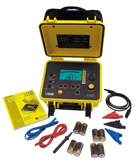 Chauvin Arnoux Ca 6543 Insulation And Continuity Tester 1000v 4tΩ