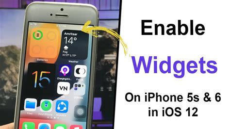 How To Enable Widgets On IPhone S On IOS With Single Click YouTube