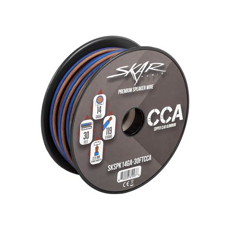Get the right size wire for your car audio system. Skar Audio 14 Gauge CCA Car Audio Speaker Wire - 30 Feet ...