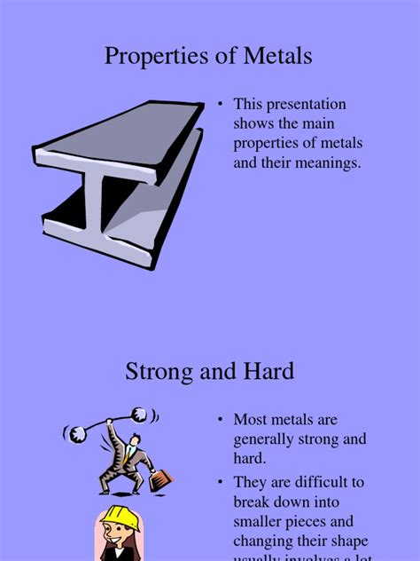 Properties Of Metals
