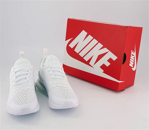 Nike Air Max 270 Junior Trainers White White Metallic Silver Unisex