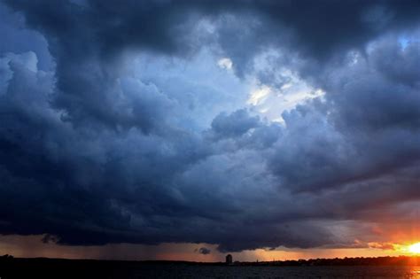 Photo Ominous Sky Weather Underground Clouds