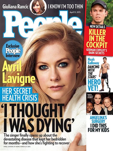 news people cover story reveals avril lavigne has lyme disease