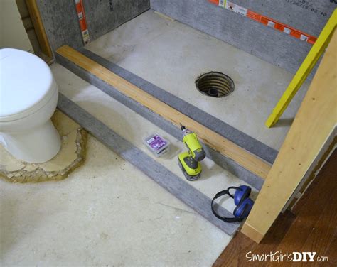 How To Build A Shower Curb And Make Your Own Cutsom Shower Pan Shower