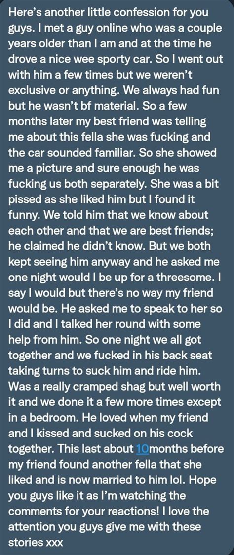 Pervconfession On Twitter She And Her Best Friend Fucked The Same Guy