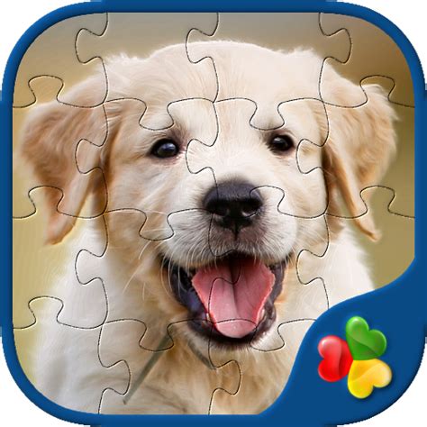Dog Puzzles Jigsaw Puzzle Game For Kids With Real Pictures Of Cute