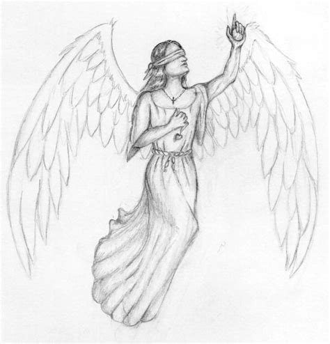 Ангел нарисовать Как нарисовать милого ангела Лайфхакер
