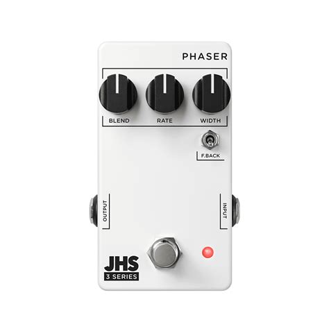 JHS 3 Series Phaser 2021 White Spacetone Music Reverb