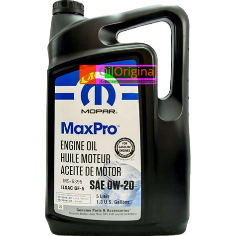 Моторное масло Mopar Maxpro 0w20