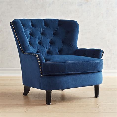 Wood pyramid armchairs are crafted out of molded. Navy Armchair | Armchair, Comfy chairs, Furniture