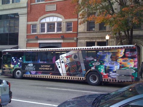 Hollywood Casino Full Bus Wrap Advertising Cincinnati, Ohio