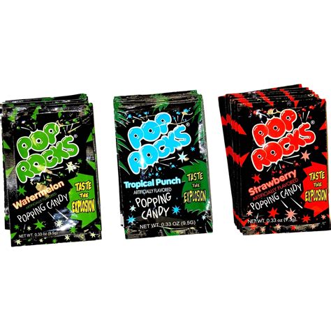 Pop Rocks Popping Candy 24 Pk Assortment Candy And Chocolate Food