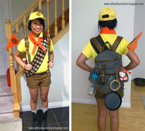A Litre Of Sunshine Making My Halloween Costume Russell The Wilderness Explorer